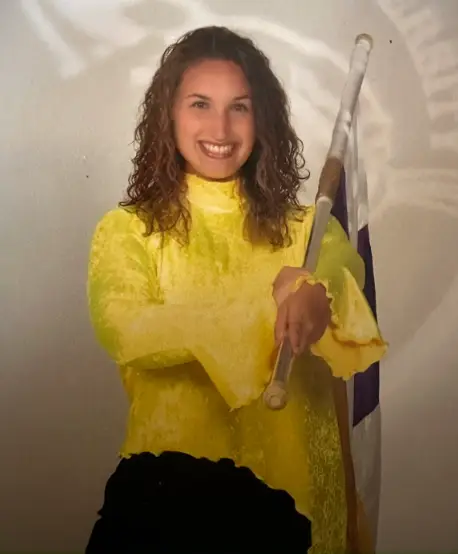 Mrs. Holsapple, Western Carolina University Pride of the Mountains Colorguard