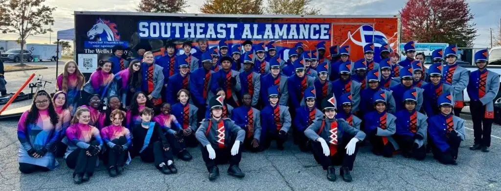 The newly wrapped band trailer